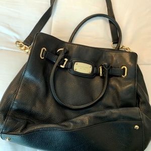 Black Michael Kors  soft leather  handbag